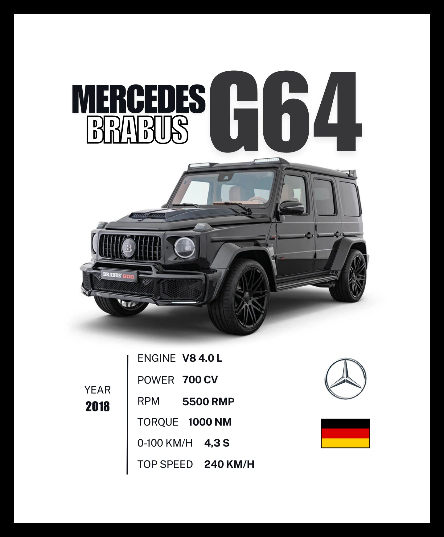 Mercedes Clase G64 Brabus